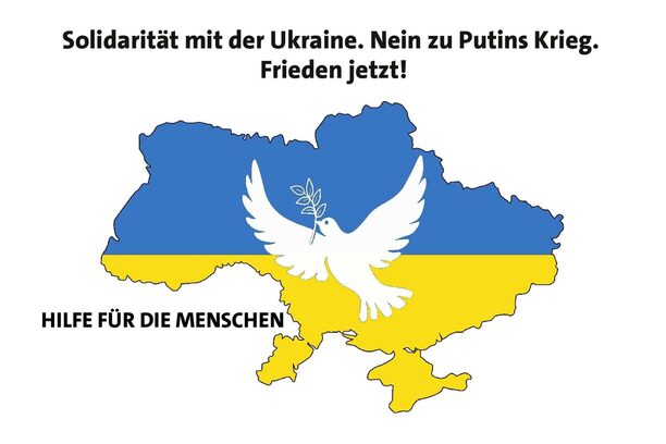 Ukraine mit Taube